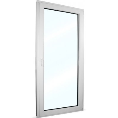 SkladOken.cz balkonové dveře jednokřídlé () 98 x 208 cm, bílé, otevíravé i sklopné, PRAVÉ – Zboží Mobilmania