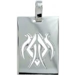 Infinitysilver Stříbrný přívěsek destička s ornamentem 441257 – Hledejceny.cz