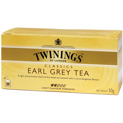 Twinings Čaj černý Earl grey 50 g – Zboží Mobilmania