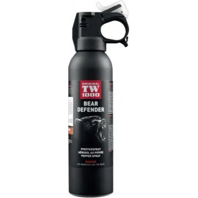 TW1000 Pepřový sprej Bear Defender s fluorescenčním klínkem pro použití ve tmě 225 ml – Zboží Mobilmania
