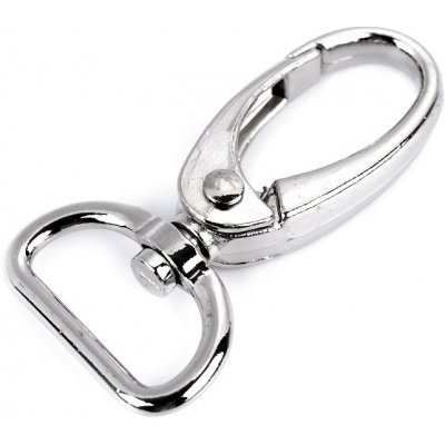 KARABINKA otočná 20mm Kovový komponent: Stříbrný – Zboží Dáma