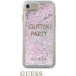 Guess Liquid Glitter Hard Party iPhone 6/7/8 /SE 2020 fialové – Zboží Mobilmania