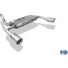 Výfuk na auto FOX Nerezový koncový tlmič s dvojitým vyústením na každej strane 1x100mm (Typ 25) FORD Focus III Ecoboost r.v. od 2012