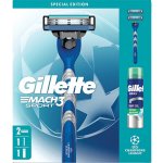 Gillette Mach3 strojek Sport2 náhradní hlavice + gel na holení 200 ml – Zboží Mobilmania