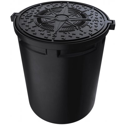 UHPlast Plastová revizní šachta 600 mm s krytem – Zboží Mobilmania