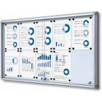 A-Z Reklama CZ Informační Vitrína s posuvnými dvířky s protipožární certifikací, SCSL10xA4 - pro 10 x A4 – Zboží Živě
