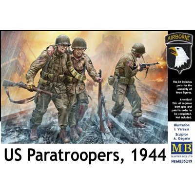 Master Box US Paratroopers 1944 3 fig. MB35219 1:35