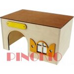 JK ANIMALS Dřevěný domek Kvádr pro morčata 23 x 15 x 13 cm – Hledejceny.cz