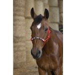 NORTON Provazová ohlávka Pearl s opletem červená – Zboží Mobilmania