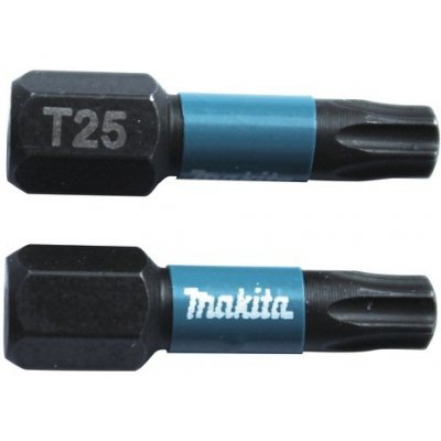 MAKITA torzní bit 1/4" Impact Black T25, 25mm 2 ks (B-63688) – Zboží Mobilmania