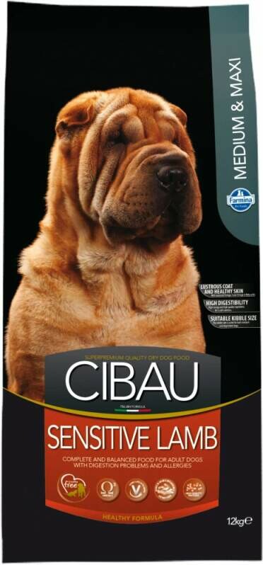 Cibau Dog Adult Sensitive Lamb & Rice Med. 3 x 12 kg
