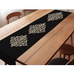 WALIA Kuchyňský běhoun BLACK DAMASK 45x140 cm – Zboží Dáma WALIA Kuchyňský běhoun BLACK DAMASK 45x140 cm – Zboží Dáma