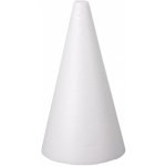 Velkoobchodplus Kužel polystyrenový 70 x 125 mm bílá – Hledejceny.cz