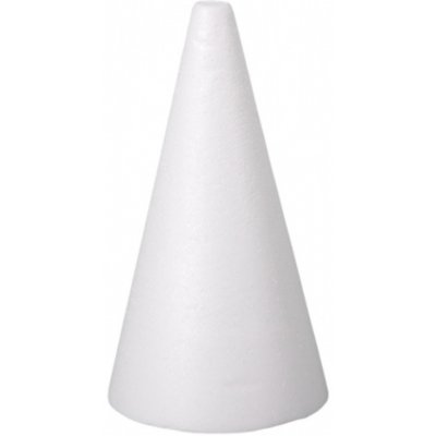 Velkoobchodplus Kužel polystyrenový 70 x 125 mm bílá – Hledejceny.cz