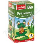 Apotheke Pohádkový Bio průduškový s jitrocelem 20 x 1,5 g – Zboží Dáma