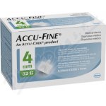 Accu - Fine jehly do inzulínového pera 32 G x 4 mm 100 ks – Zboží Dáma