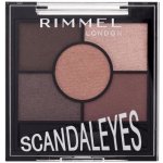 Rimmel London Scandaleyes 5 Pan Eyeshadow Palette dlouhotrvající oční stíny 003 Rose Quartz 3,8 g – Zbozi.Blesk.cz