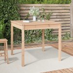 OMAXI 690946 Zahradní stůl 82,5 x 82,5 x 76 cm masivní borové dřevo – Hledejceny.cz