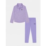 Under Armour dívčí set UA 1/4 Zip Legging Set šedá – Sleviste.cz