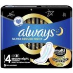 Always vložky Ultra Secure Night 6 ks – Zboží Dáma