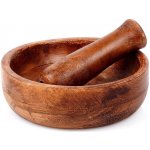 Excellent Hmoždíř s tloučkem mangové dřevo 15 x 15 x 5 cm – Zboží Dáma