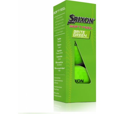 SRIXON Soft Feel 13 zelené 3 ks – Zboží Dáma