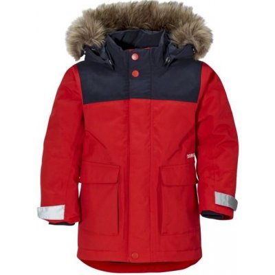 Didriksons KURE červená dětská zimní bunda