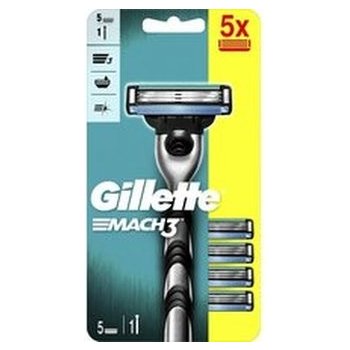 Gillette Mach3 + 5 ks hlavic