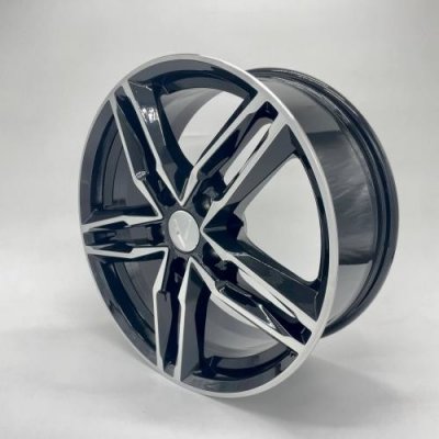 Vector B138 7x17 5x108 ET50 black polished