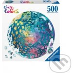 RAVENSBURGER Kulaté Kruh barev: Oceán 500 dílků – Zboží Dáma