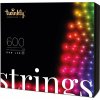 Vánoční osvětlení Twinkly Strings 600 LED RGB 48 m