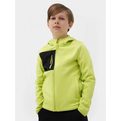 4F softshell jacket M041 45S canary green