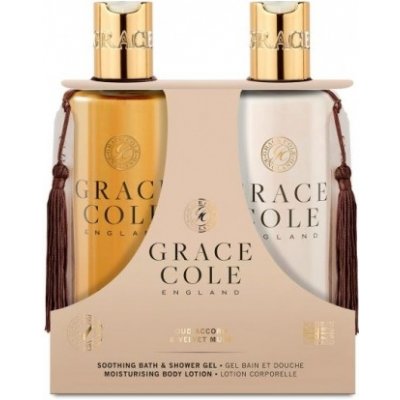 Grace Cole Oud Accord & Velvet Musk sprchový gel 300 ml + hydratační tělové mléko 300 ml dárková sada