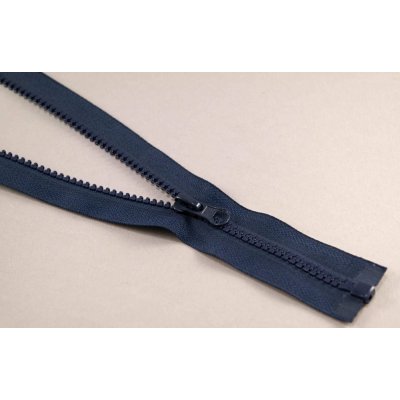 Dělitelný kostěný zip - délka (30 - 95 cm) - různé barvy 40 cm Tmavá modrá_CEZ – Zboží Mobilmania