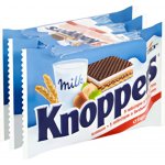 Knoppers Oplatky s mléčným a lískooříškovým krémem 3 x 25 g – Zboží Dáma