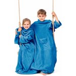 DecoKing Dětská deka s rukávy Lazy tmavě modrá – Hledejceny.cz