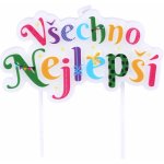 Dortová svíčka zapichovací TORO všechno nejlepší – Zboží Dáma