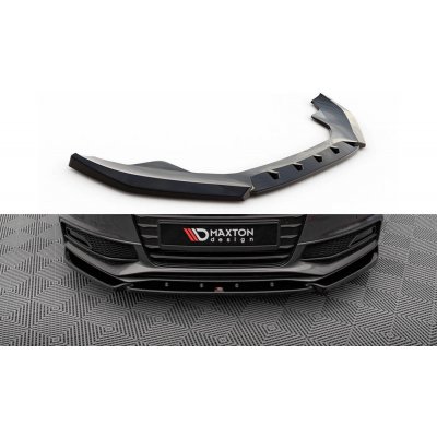 Maxton Design spoiler pod přední nárazník ver.3 pro Audi A4 B8 FL, černý lesklý plast ABS, Sedan/Avant S-Line – Hledejceny.cz