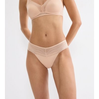 Triumph Kalhotky Smart Natural Brazilian String 00EP 2 neutral beige – Hledejceny.cz