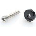 Adaptér na zpětné zrcátko PUIG 20310N černý koncovka řidítek | Zboží Auto