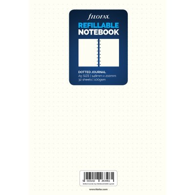 Filofax Notebook, náplň kapesní, papíry tečkované – Zboží Mobilmania
