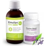 Emulips Forte XXL 120 ml + Factor Base Antiage 60 tablet – Zboží Mobilmania