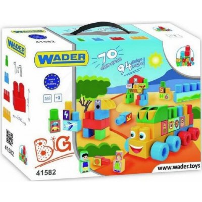 Wader 41582 Kostky Middle Blocks plast 70 ks – Zboží Mobilmania