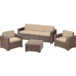 Keter California 3 Seaters Set cappuccino – Hledejceny.cz