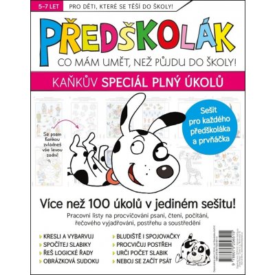 Předškolák speciál – Kaňkův speciál plný úkolů (2. vydání) – Hledejceny.cz