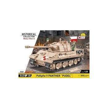 COBI 2568 World War II Německý střední tank Panther V "PUDEL" Varšavské povstání