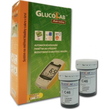 GlucoLab glukometr + 50 ks proužků