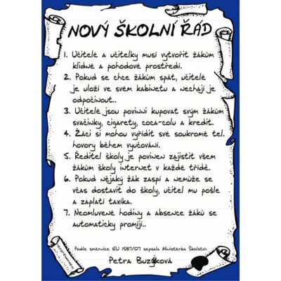 ptakoviny.cz Certifikát Nový školní řád č.46 – Zboží Mobilmania
