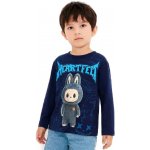 CHLAPECKÉ TRIČKO S PŘÍŠERKOU Tmavě modrá – Hledejceny.cz