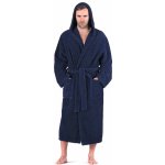 Vestis pánský župan Athena s kapucí tmavě modrá – Zbozi.Blesk.cz